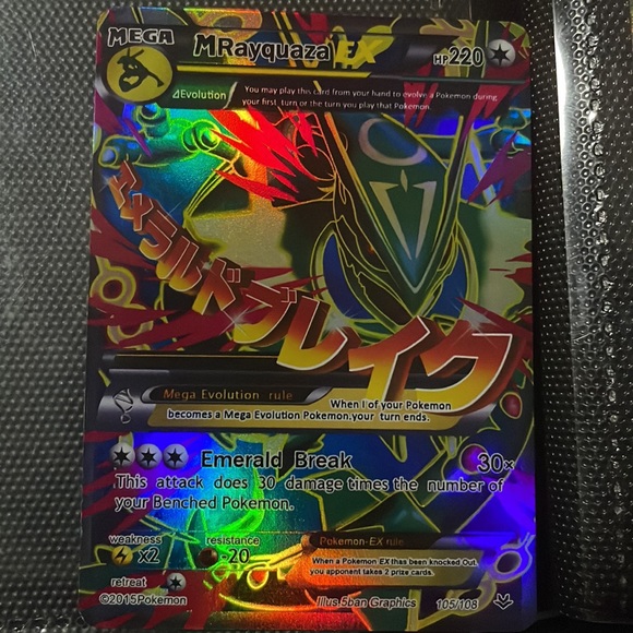Mega Rayquaza EX 105/108 - Picture 2 of 4